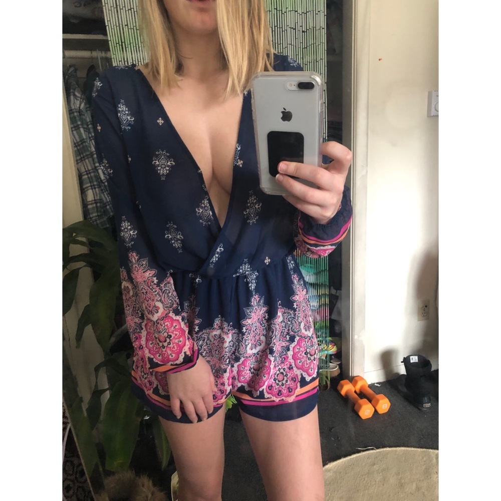 Floral Long Sleeve Romper🌸